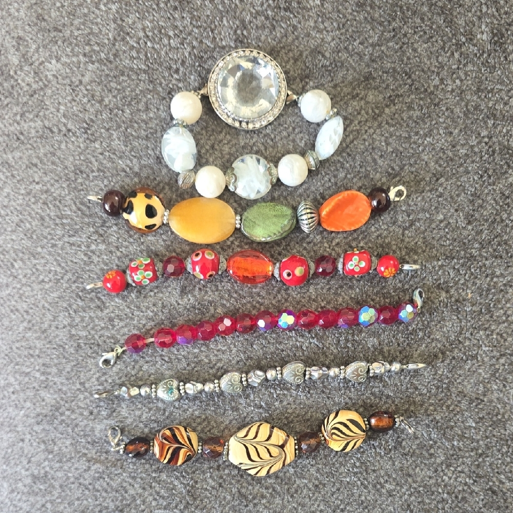 Mixed Bead Multi-Color Women’s Bracelet Set